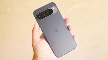Google Pixel 9 Pro XL-smartphone som visar baksidan och kameramodulen