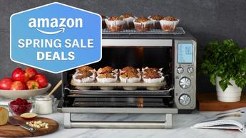Freidora de aire y horno tostador Breville con múltiples funciones de cocción