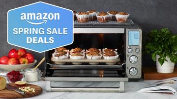 Freidora de aire y horno tostador Breville para una cocina saludable y preparación rápida de comidas