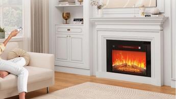 YITAHOME 23-inch Small Electric Fireplace