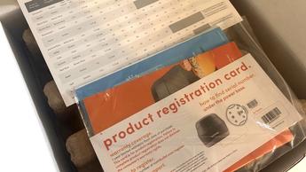 Empaque de la Nutribullet EveryGrain Cooker con instrucciones incluidas para el cocedor de arroz y vaporizador