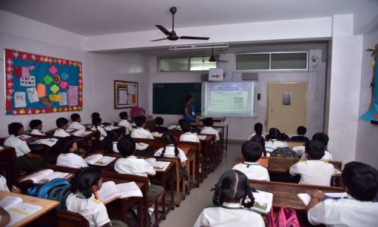 Modern classrooms and learning at Suprabhat Model High School