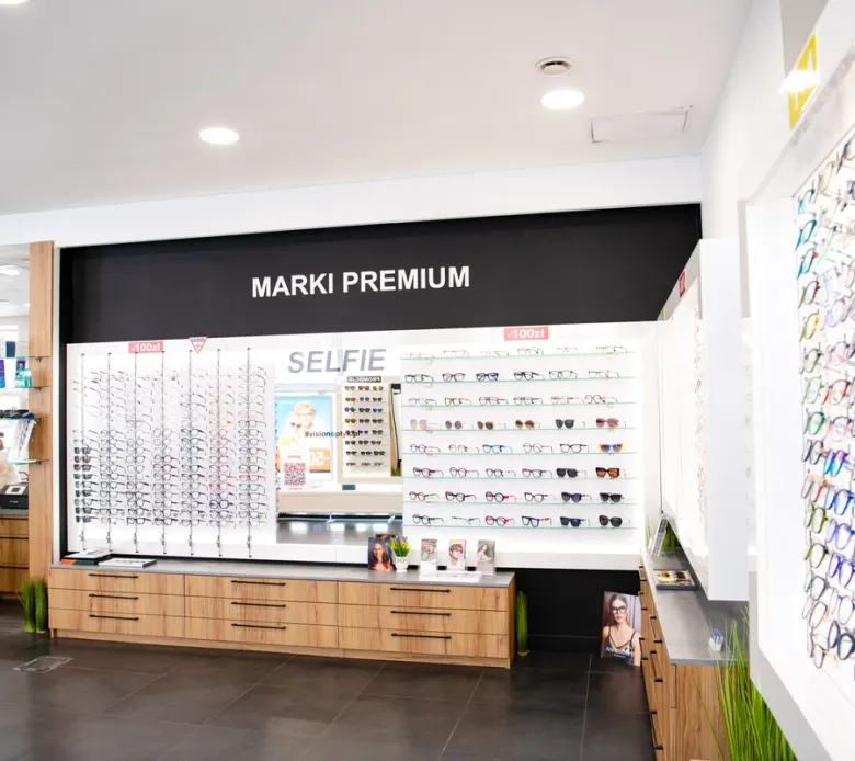 Wnętrze salonu VisionOptyk Gniezno