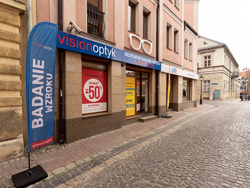 Oprawki okularowe w salonie VisionOptyk w Koninie