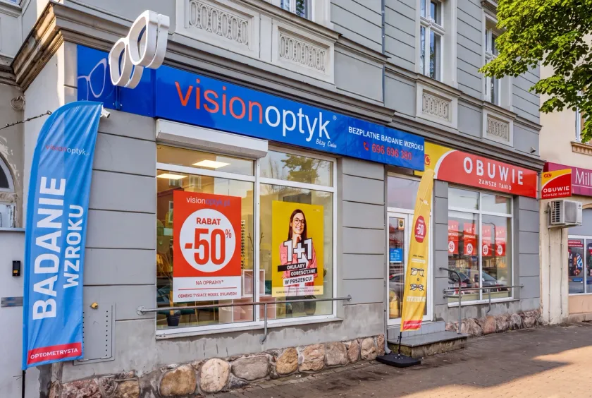 Oprawki okularowe w salonie VisionOptyk w Mogilnie