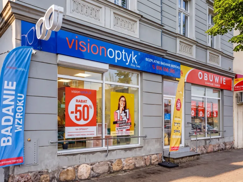 Oprawki okularowe w salonie VisionOptyk w Mogilnie