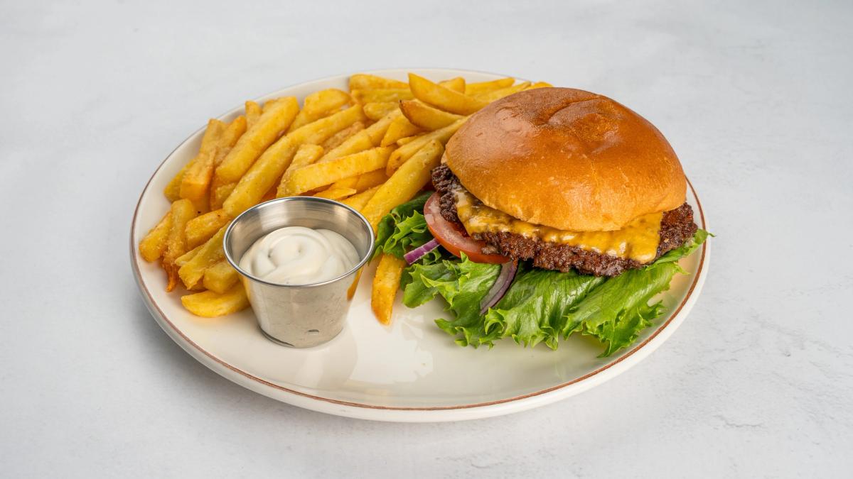 Klassisk Smashburgare