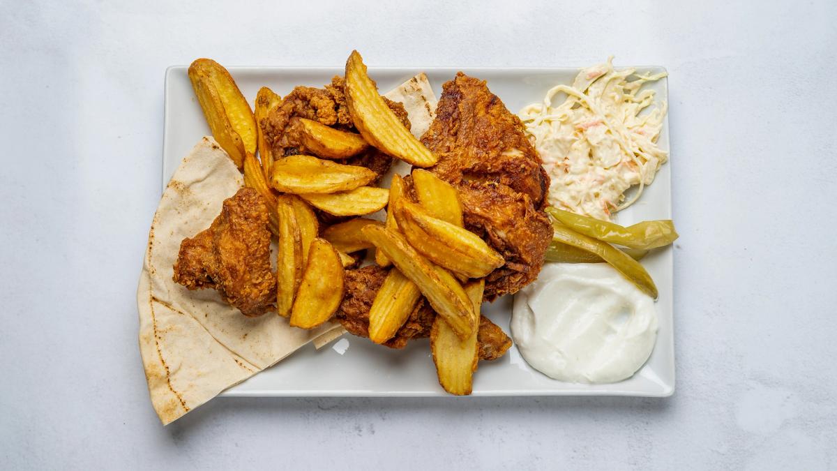 Broasted Chicken (halv)