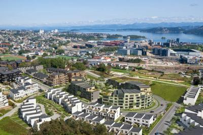 Oversiktbilde av boligprosjekt