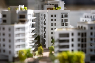 leilighetsblokker i miniatyr