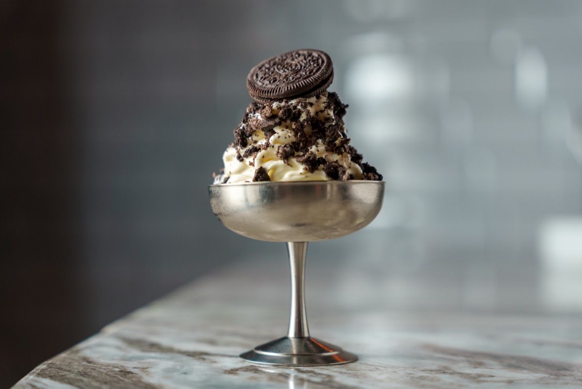 Soft serve med Oreo-smuler