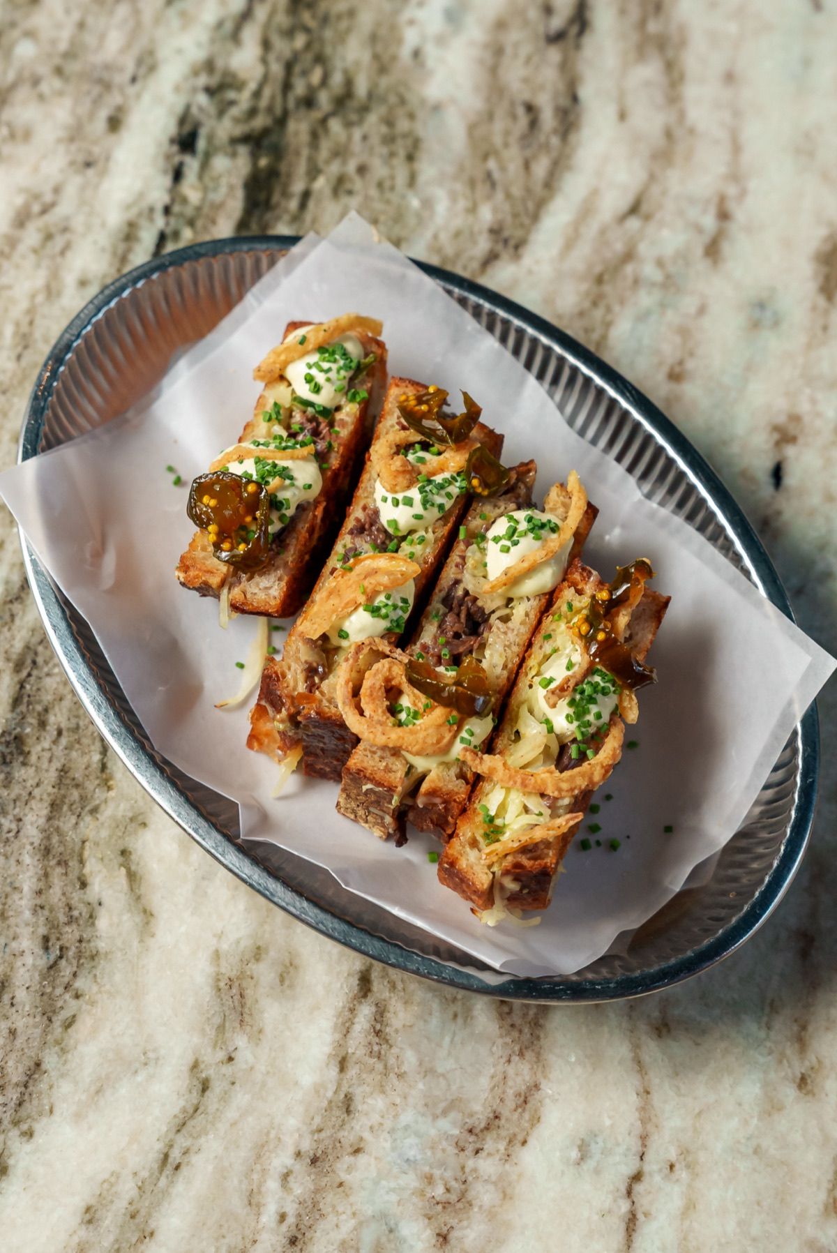 Toast fra menyen