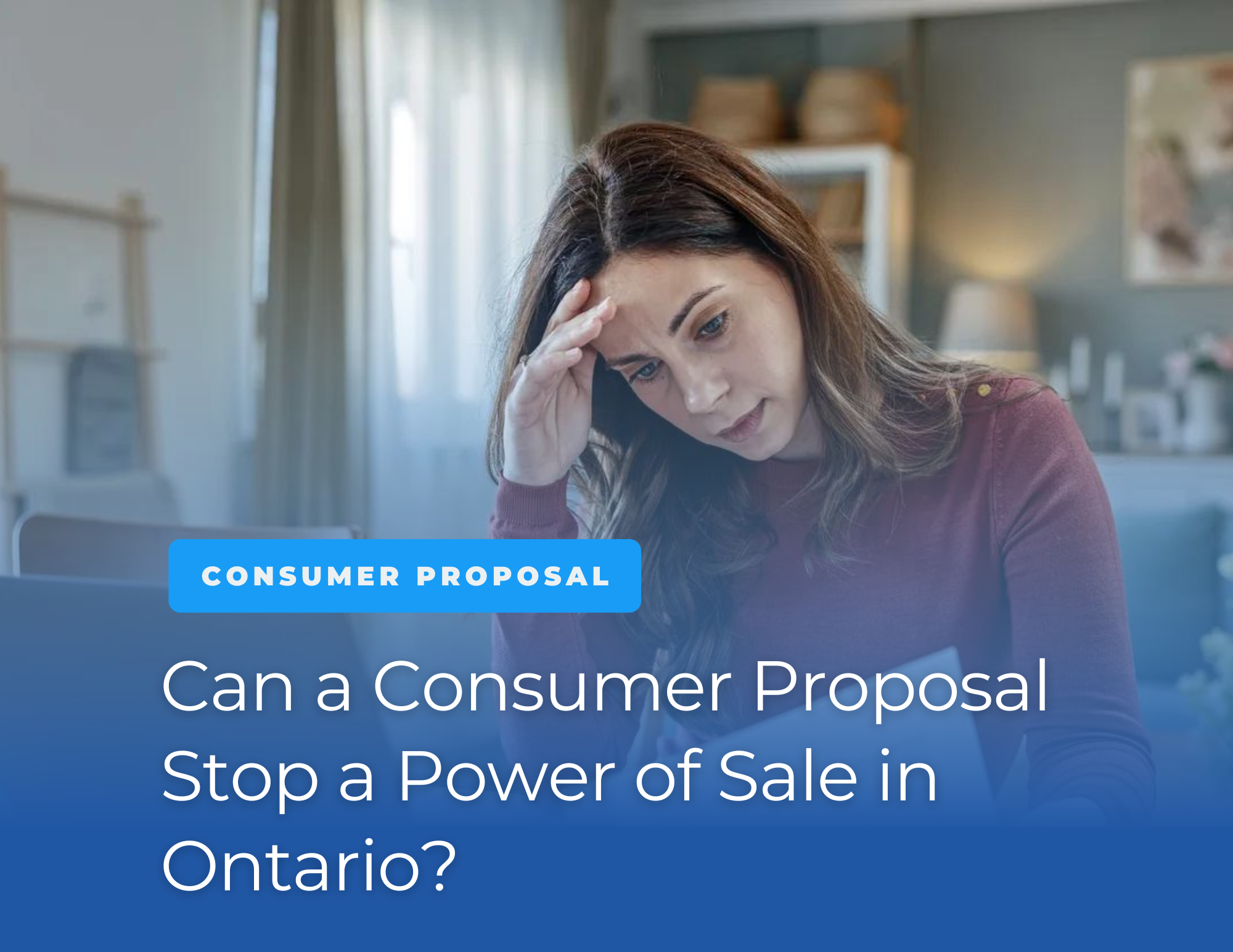 a woman stressed out looking at financial documents
