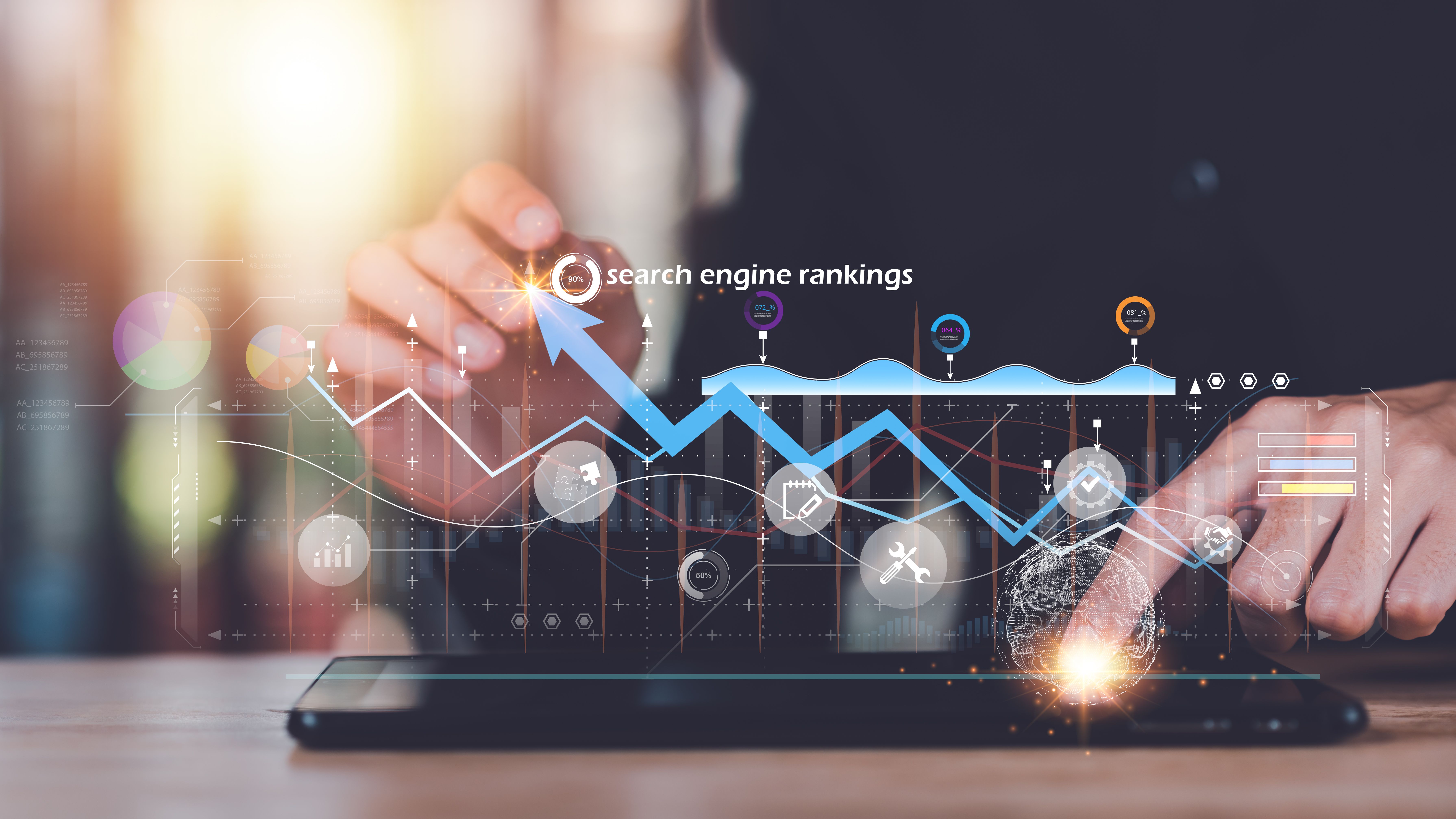 Keyword research funnel showing how keywords drive traffic and SEO results.