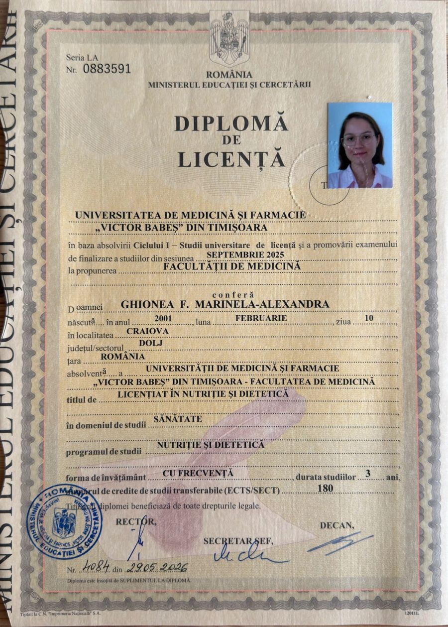 Diplomă de Licență