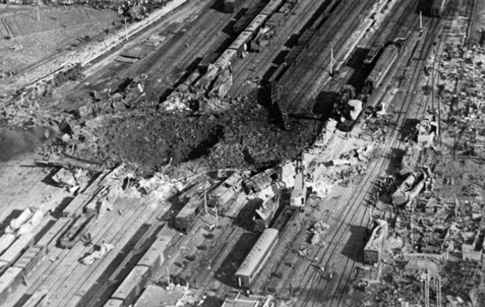 1977년 이리역 폭발사고 현장