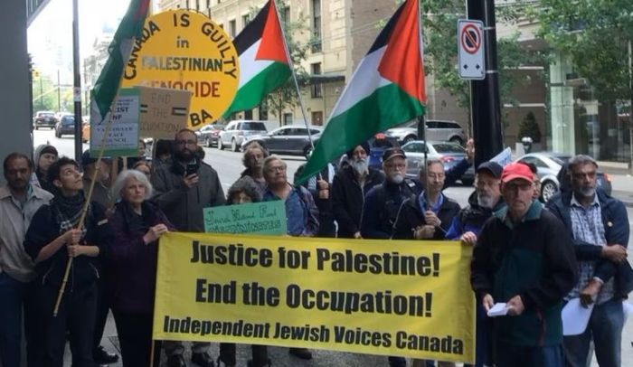이스라엘의 불법점령을 비판하는 '캐나다 독립유대인 목소리'