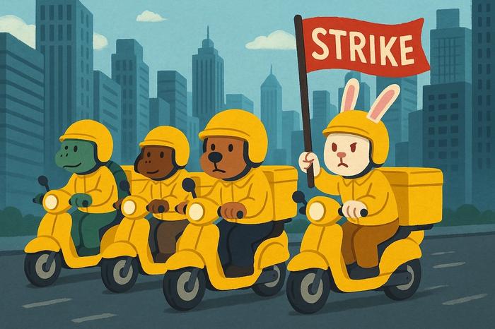홍콩 | 음식배달 산업 경쟁 심화는 노동자들의 권리를 약화시킨다
