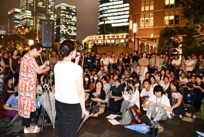 2019년 9월, 일본 전역 17개 도시에서 열린 '플라워 데모'