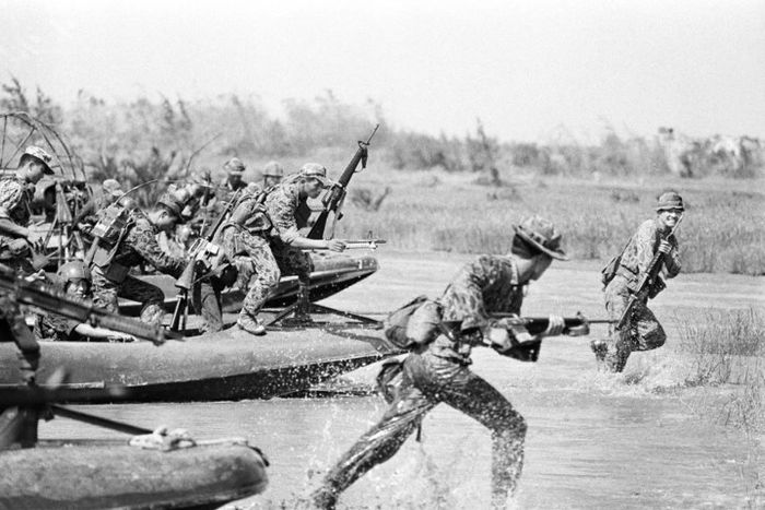 베트남 전쟁에 참전한 남한군