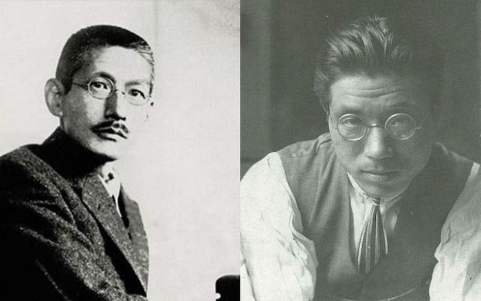 야마카와 히토시(左)와 후쿠모토 카즈오(右)