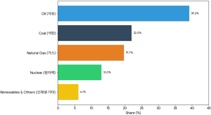 2024년 에너지 소비 비중