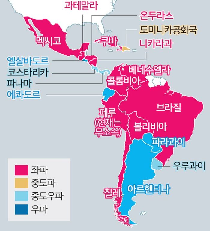 라틴아메리카의 2차 핑크 타이드
