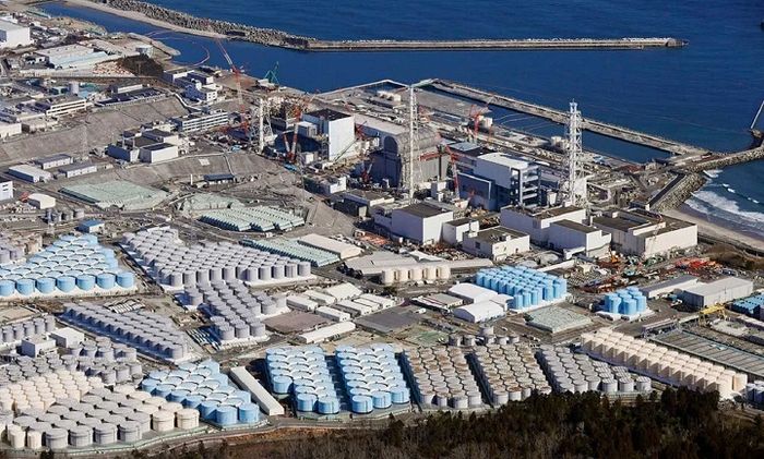 후쿠시마 다미이치 원자력 발전소의 오염수 저장탱크