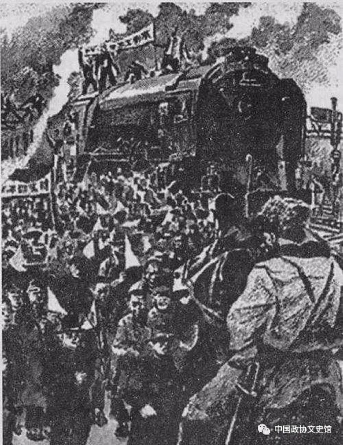 1907년 하얼빈 러시아인 노동운동가들이 체포되자 연대   파업에 돌입한 중국인 철도노동자들