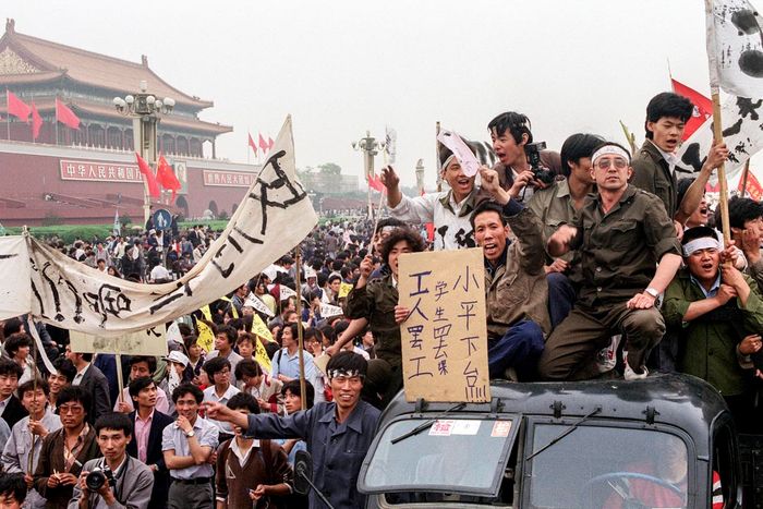 천안문항쟁 시기 노동자들의 가두 행진