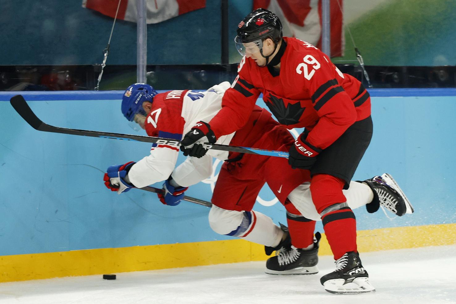 Olympics: Ice Hockey-Men Quarterfinal- CAN-CZE