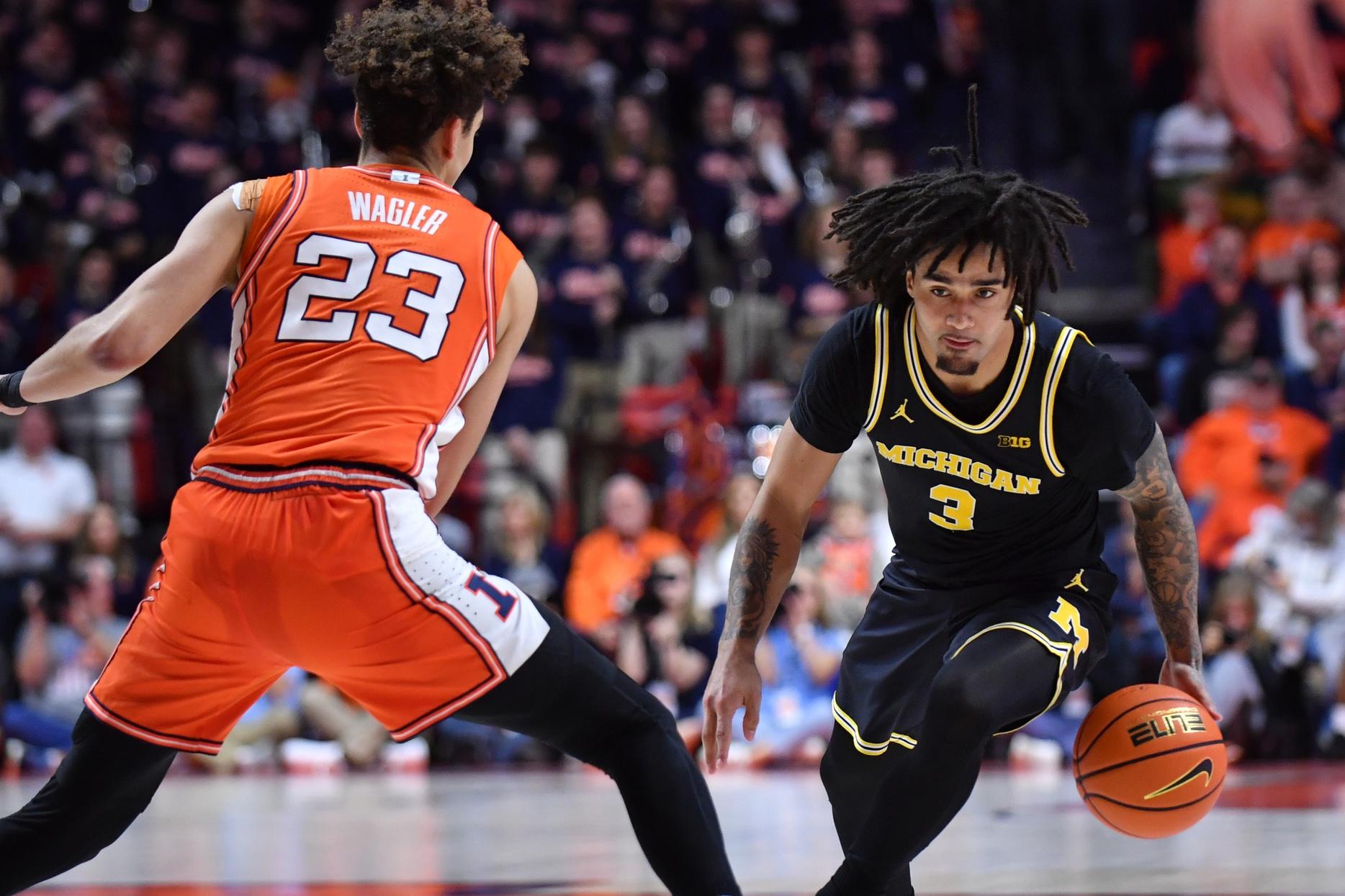 NCAA Basketball: Michigan at Illinois
