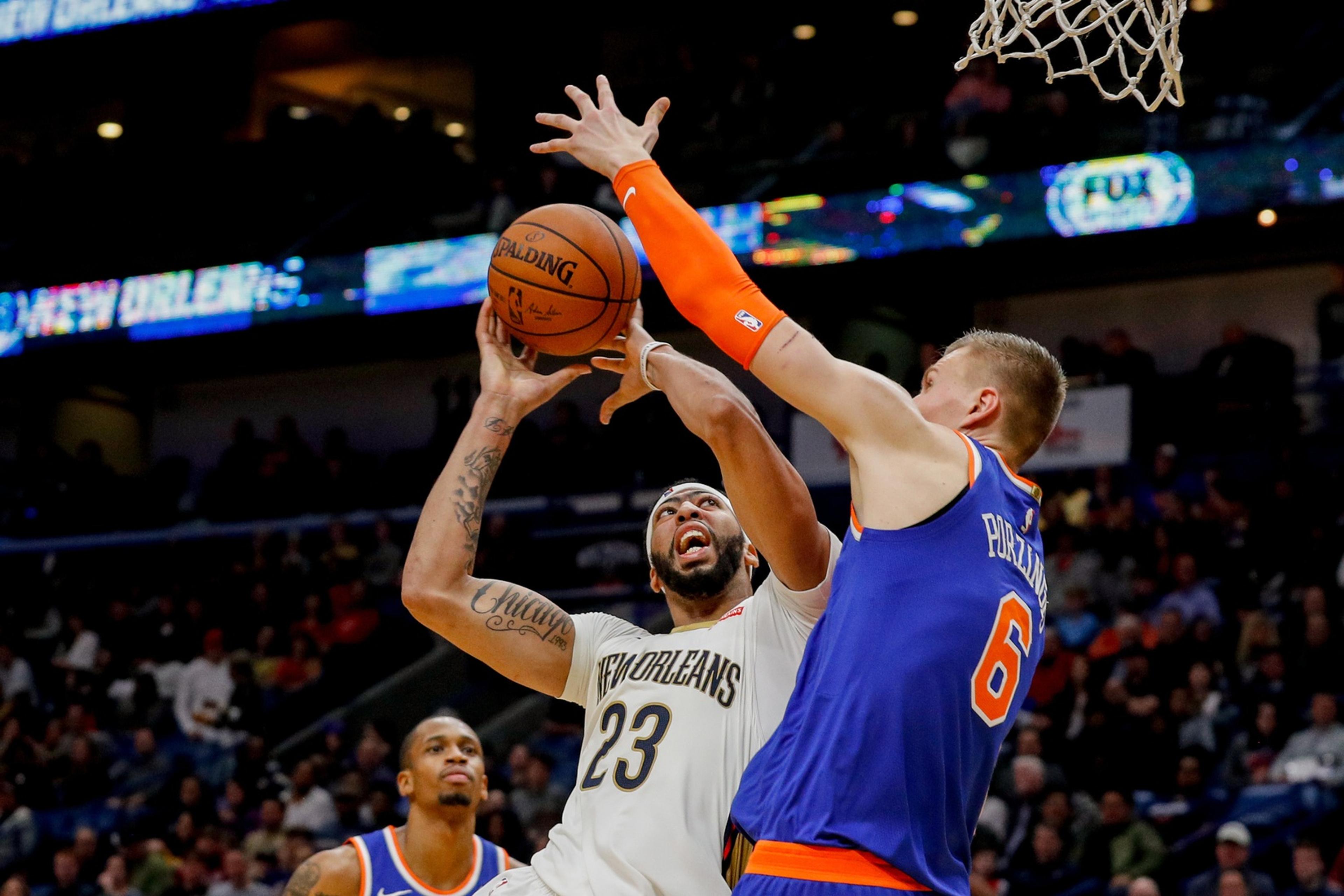NBA: New York Knicks at New Orleans Pelicans