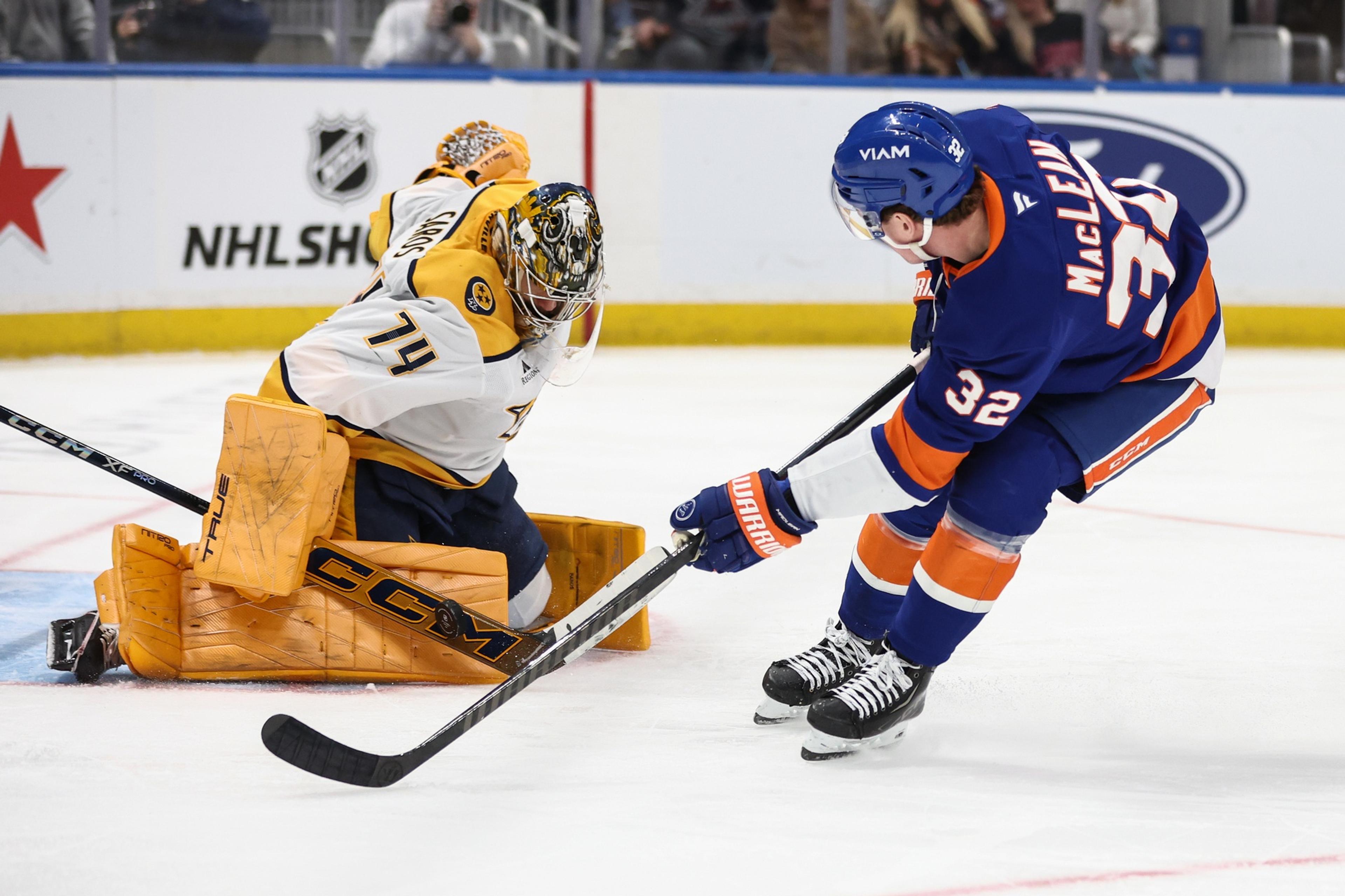 NHL: Nashville Predators at New York Islanders