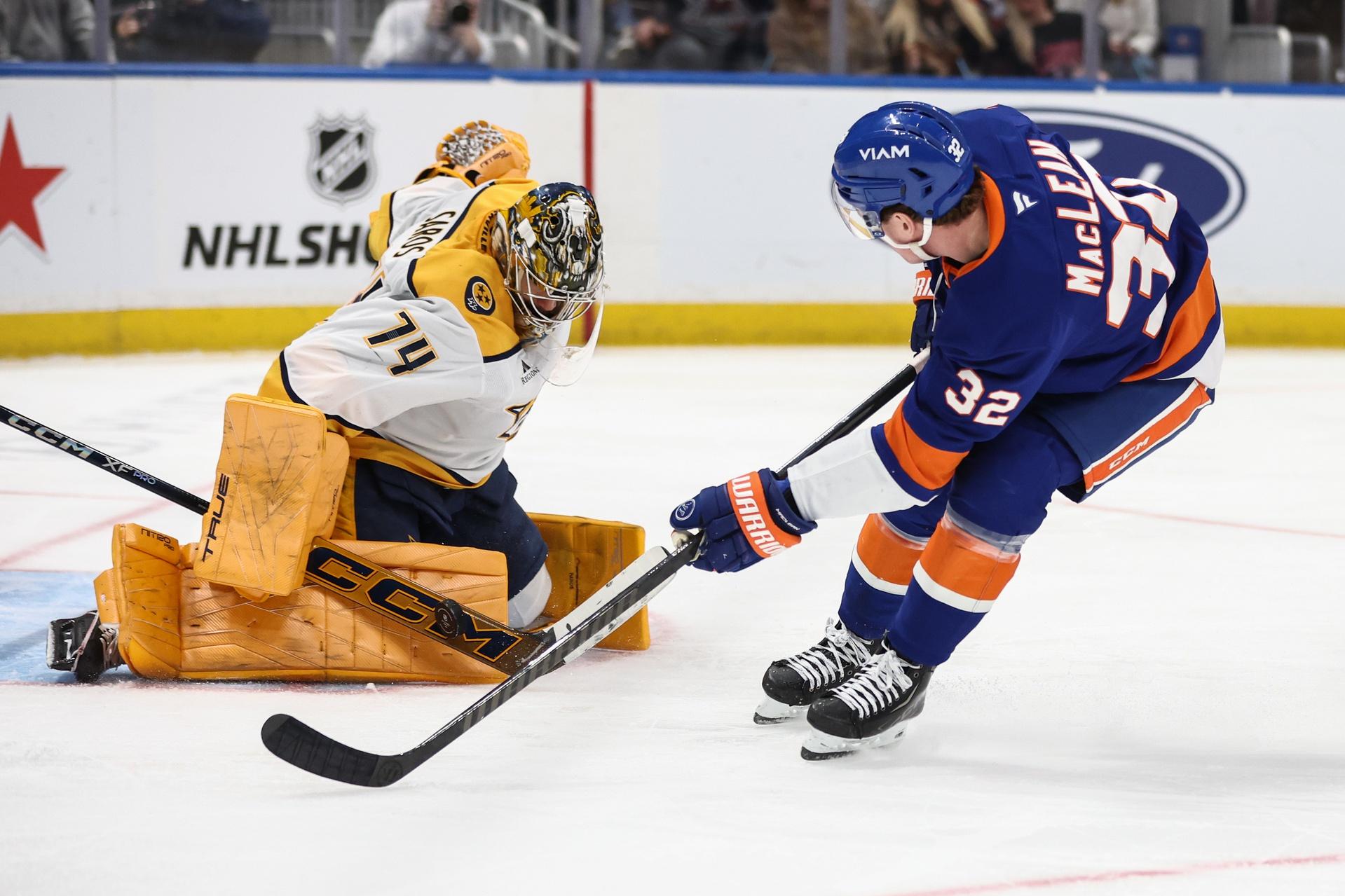 NHL: Nashville Predators at New York Islanders