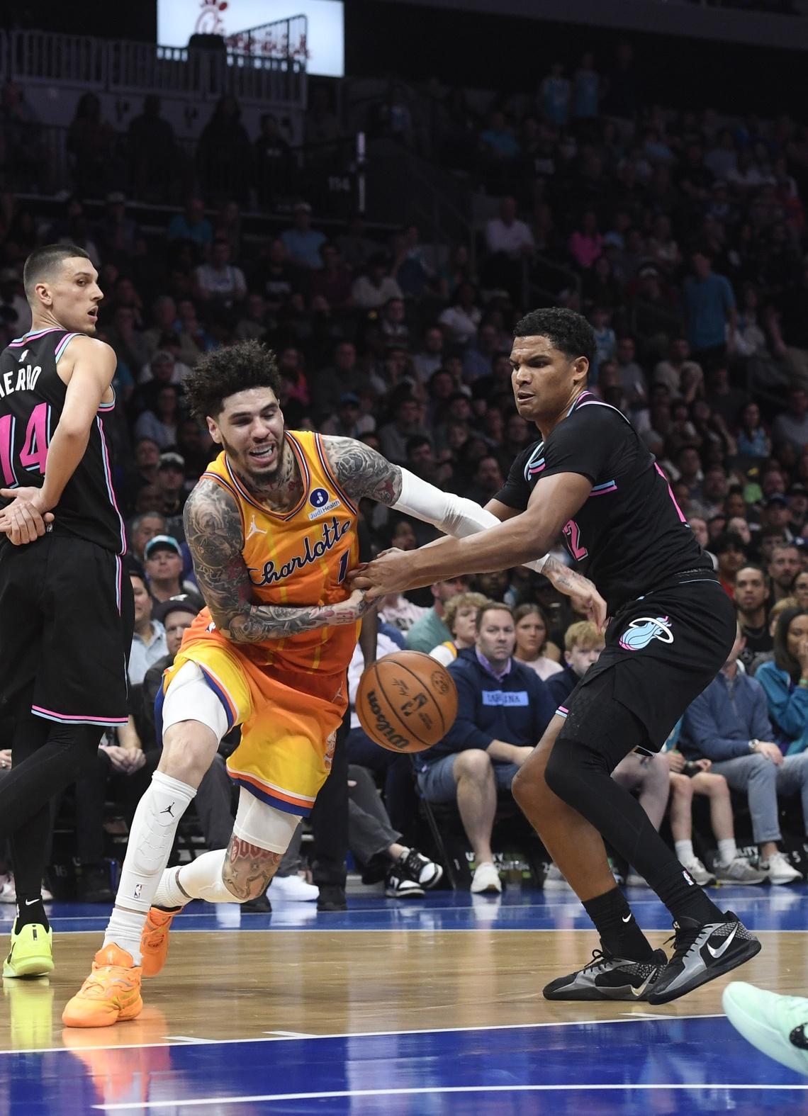 NBA: Miami Heat at Charlotte Hornets