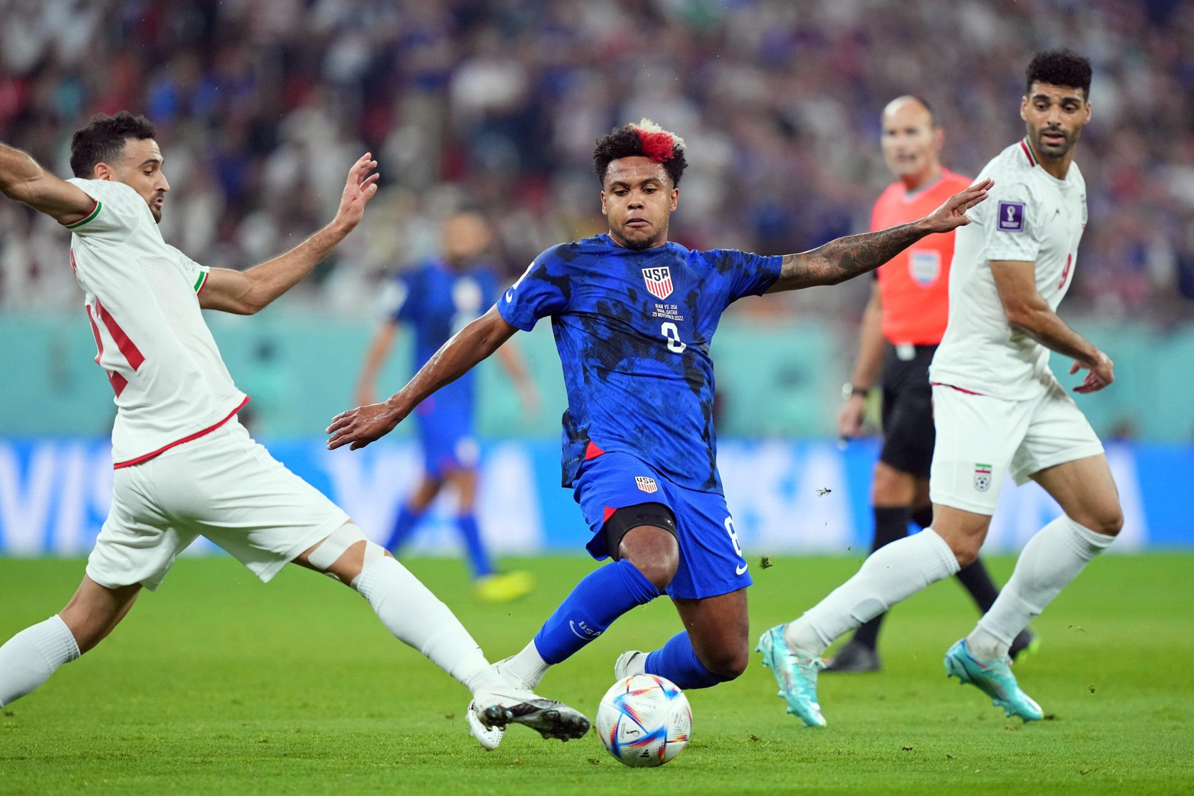 Soccer: FIFA World Cup Qatar 2022-Iran at USA
