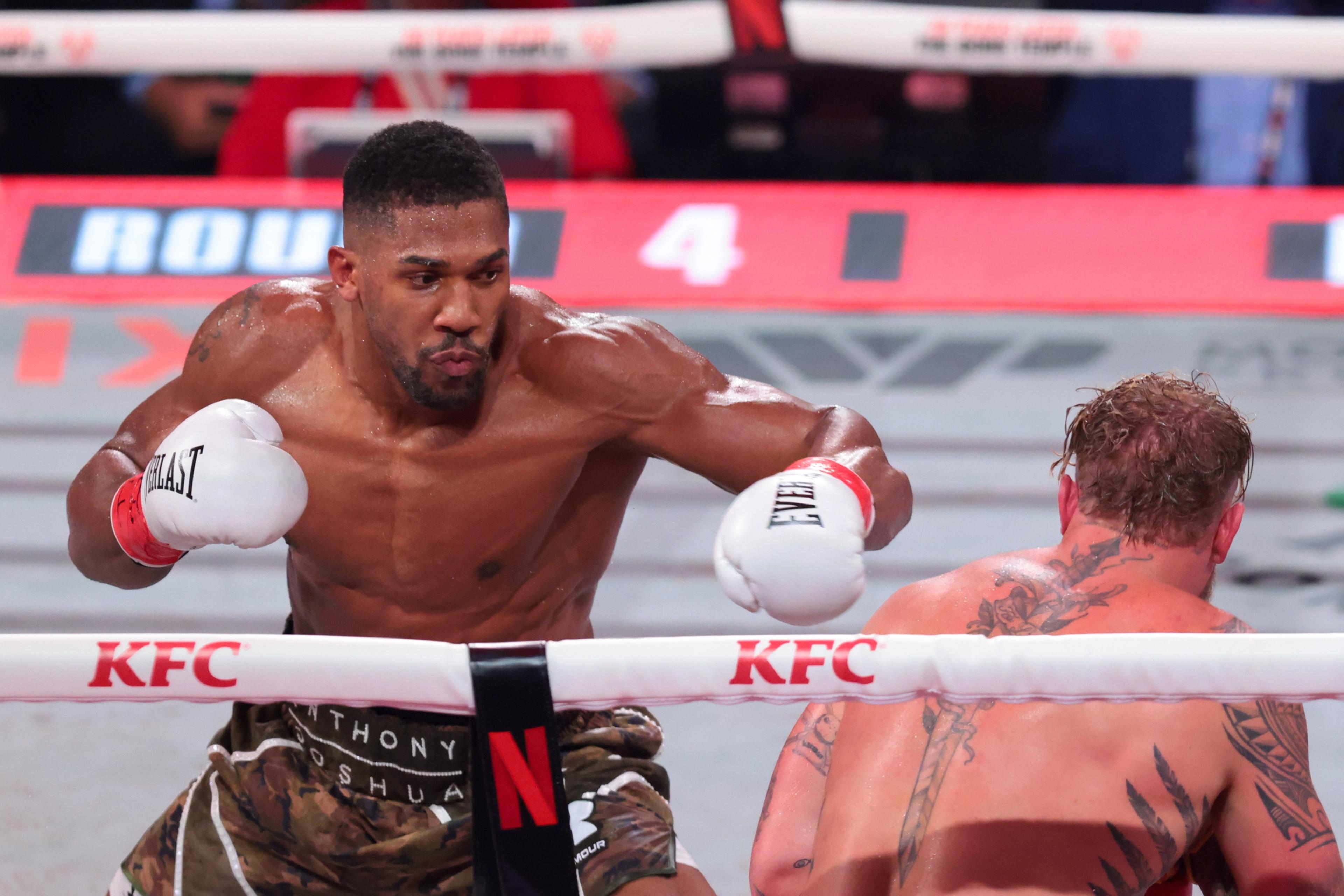 Boxing: Jake Paul vs Anthony Joshua