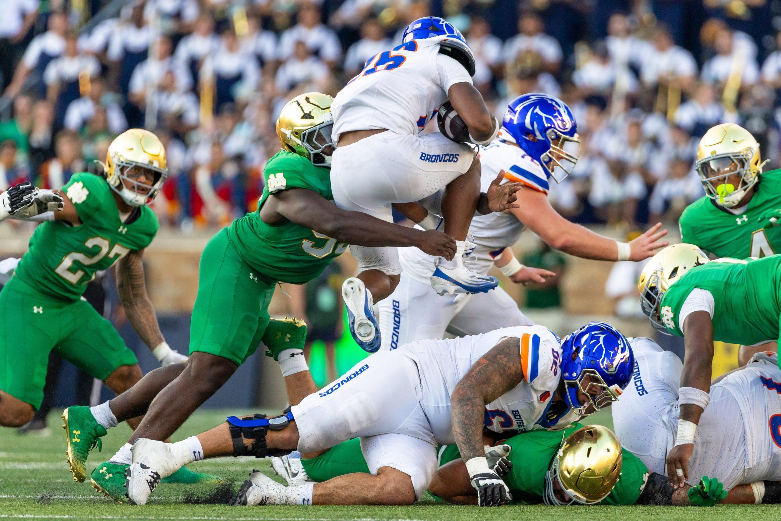 NCAA Football: Boise State at Notre Dame