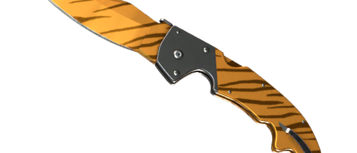 ★ Falchion Knife | Tiger Tooth — CS2 skin