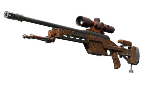SSG 08 | Orange Filigree — CS2 skin