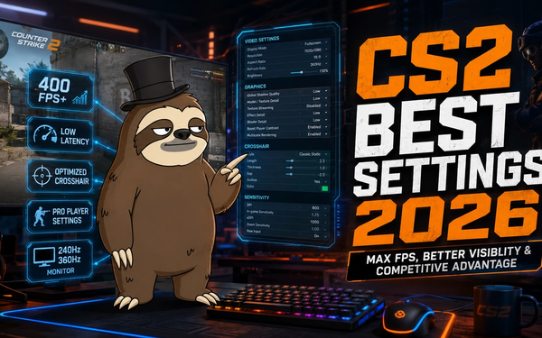 CS2 Best Settings 2026: The Complete Competitive Guide (Resolution, Crosshair, Video, Launch Options)