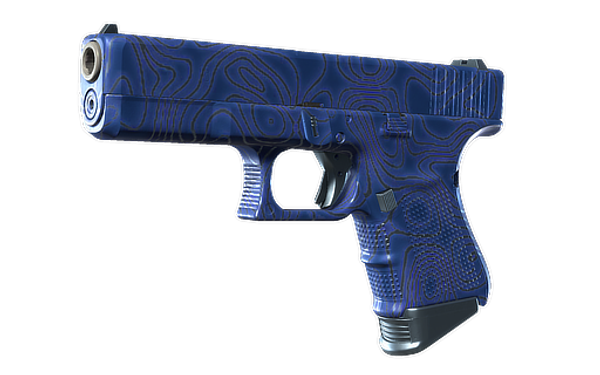 Glock-18 | Ocean Topo — CS2 skin