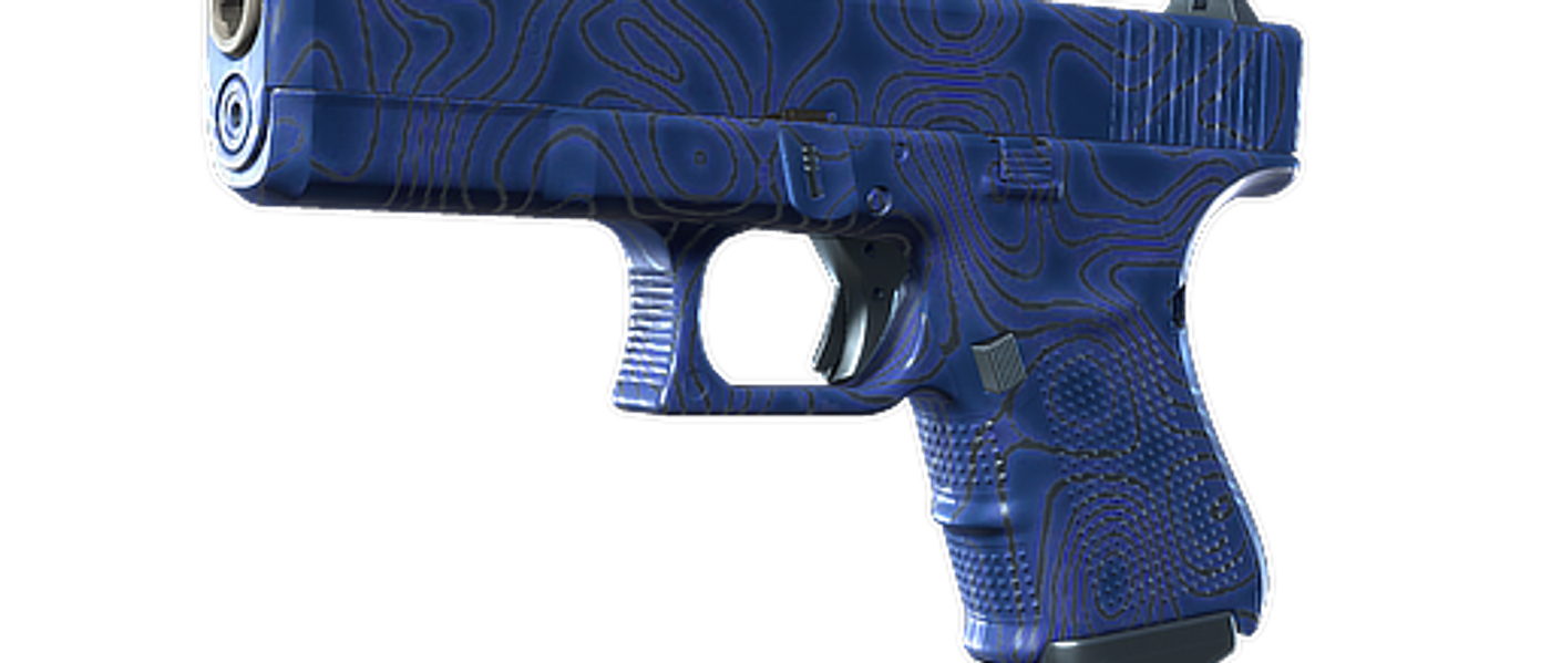 Glock-18 | Ocean Topo — CS2 skin