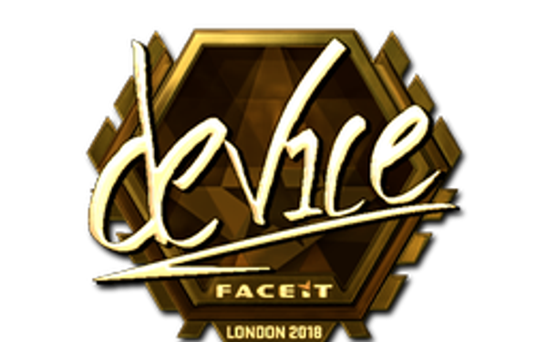 Sticker | device (Gold) | London 2018 — CS2 skin