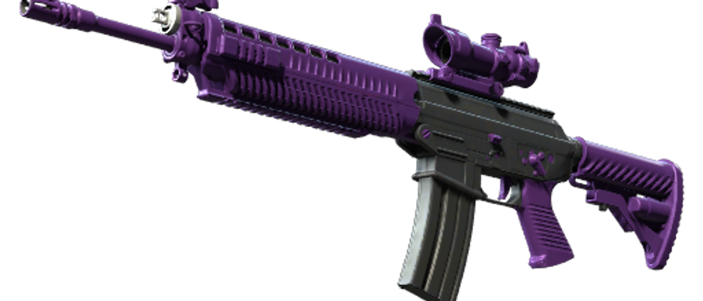 SG 553 | Ultraviolet — CS2 skin