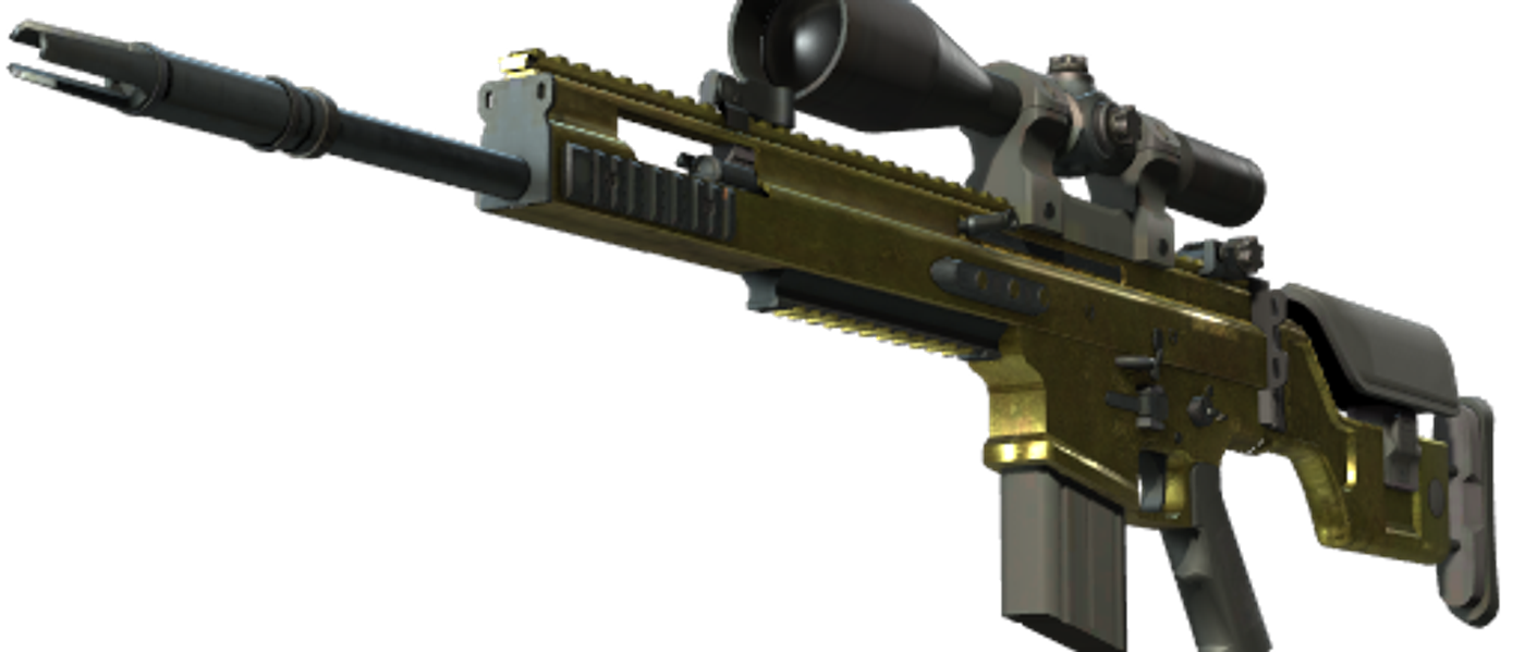 SCAR-20 | Brass — CS2 skin
