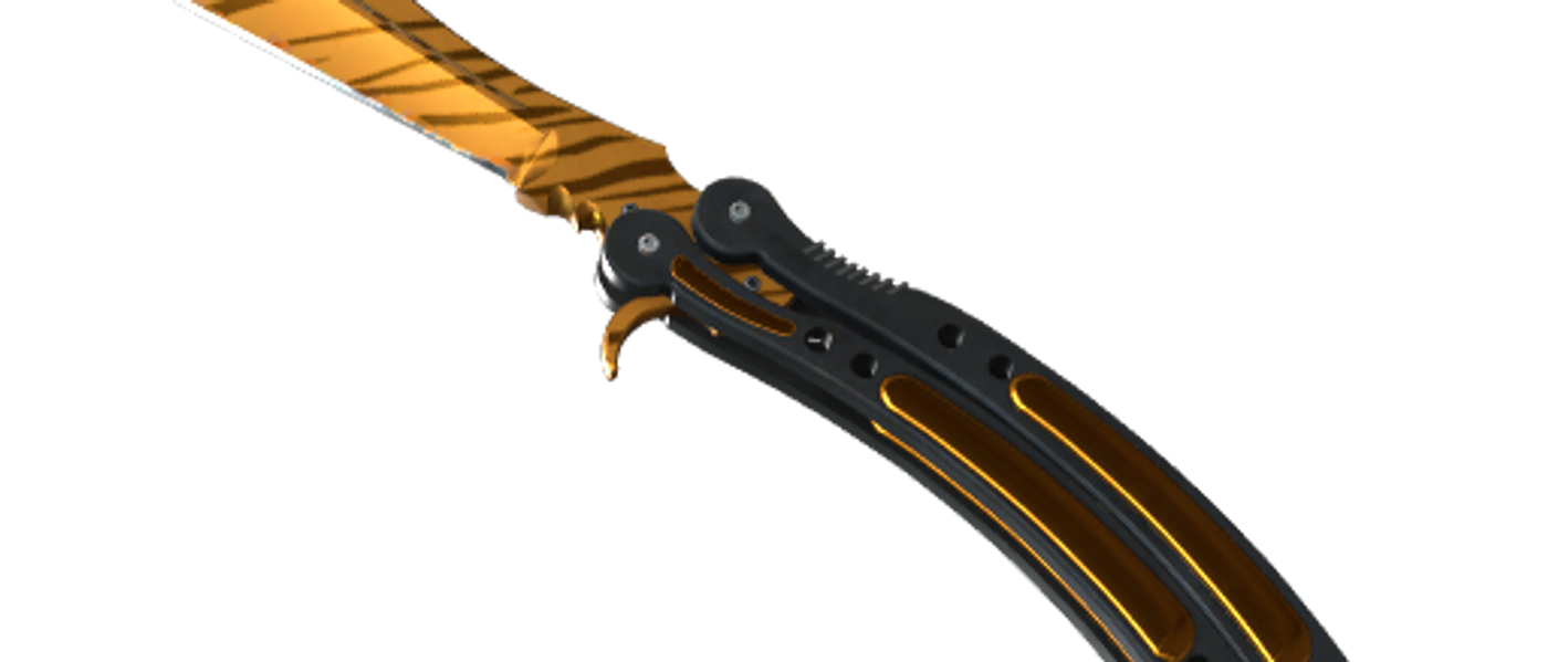 ★ Butterfly Knife | Tiger Tooth — CS2 skin