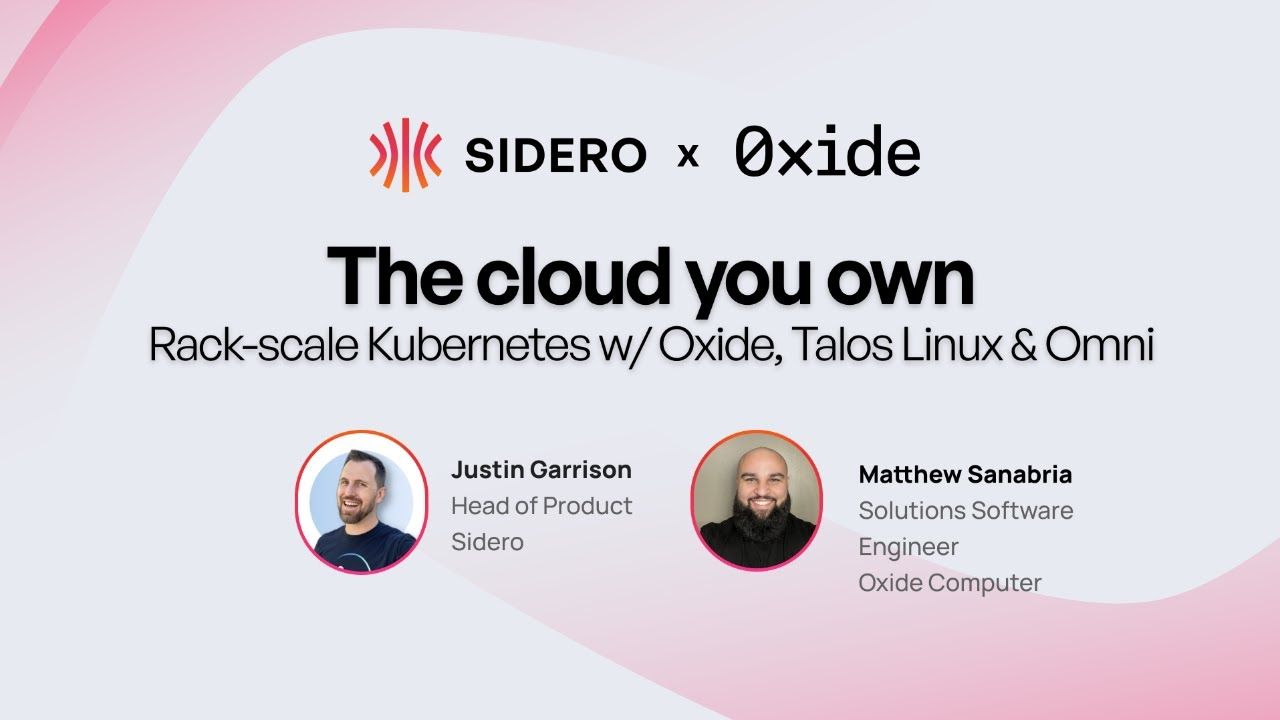 The cloud you own: webinar with Oxide