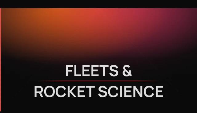 fleet management rocket science